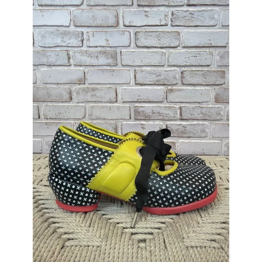 John Fluevog Clogs – Black/Dots, Size 9.5 – Brand New Condition - Picture 3 of 7